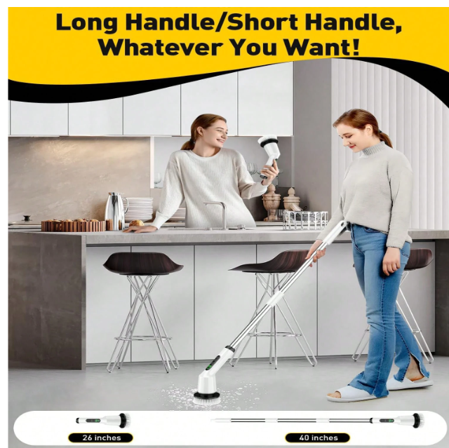 BCWW scrubber long and short handle use