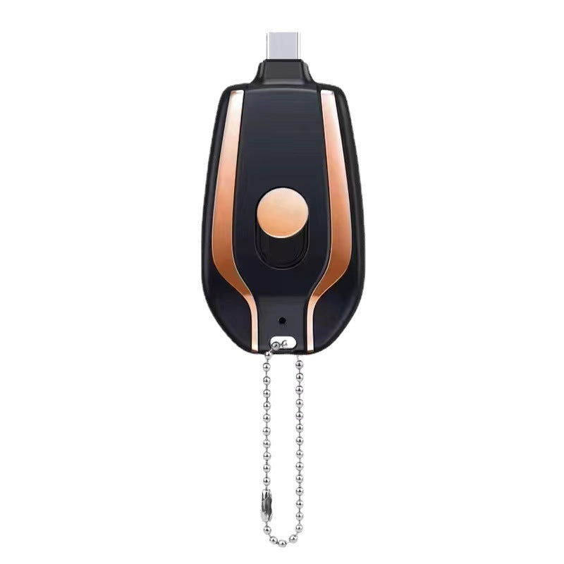 Mini Keychain Charger 1500mAh – Type-C Power Bank