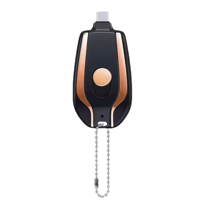 Mini Keychain Charger 1500mAh – Type-C Power Bank