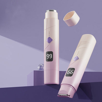 Digital Display Type-c Multifunctional Women's Shaver Hair Removal Device