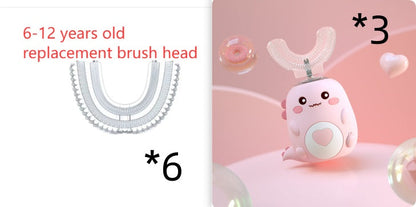 Smart Kids Electric Toothbrush 360° Oral Cleaner with USB Charging