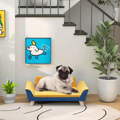 Dog Sofa Bed for Small Dogs with Soft Cushion