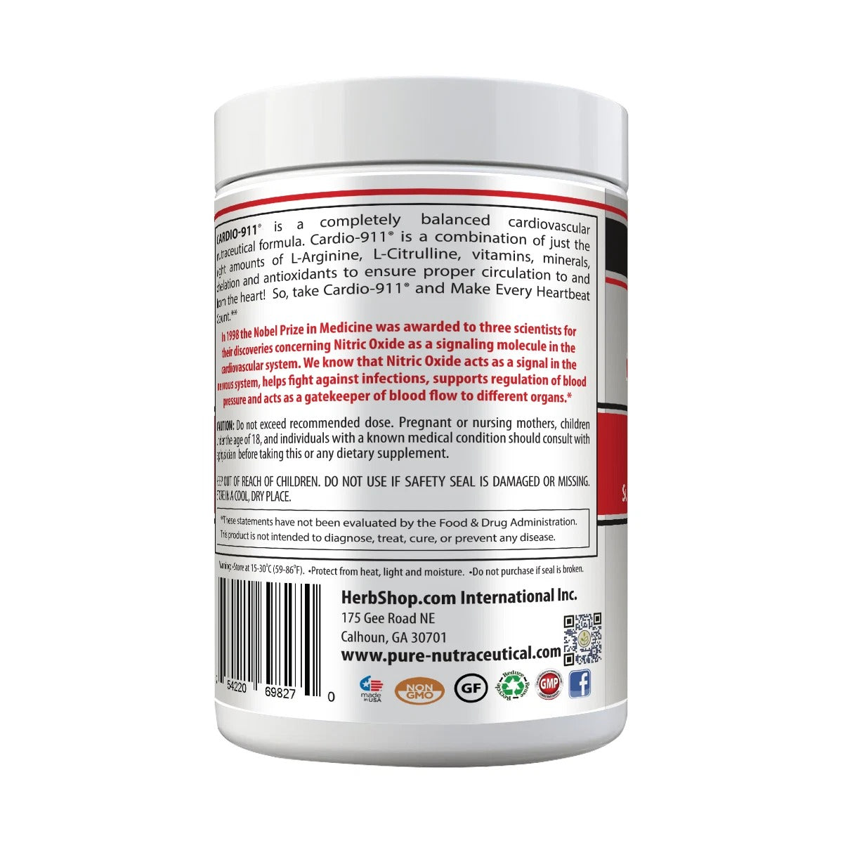 Cardio 911 Nitric Oxide Formula