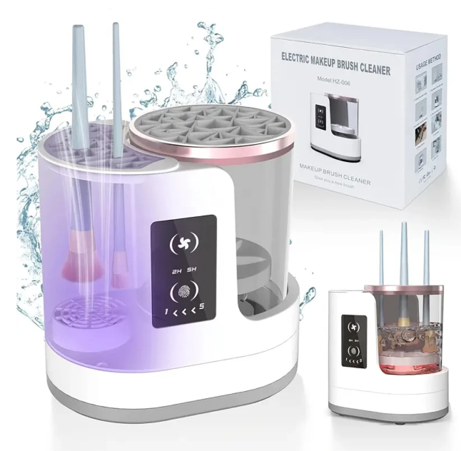 3-in-1 automatic makeup brush cleaner and dryer
