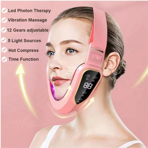 5-mode LED and vibration skincare device