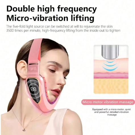 Micro-vibration lifting skincare device detail
